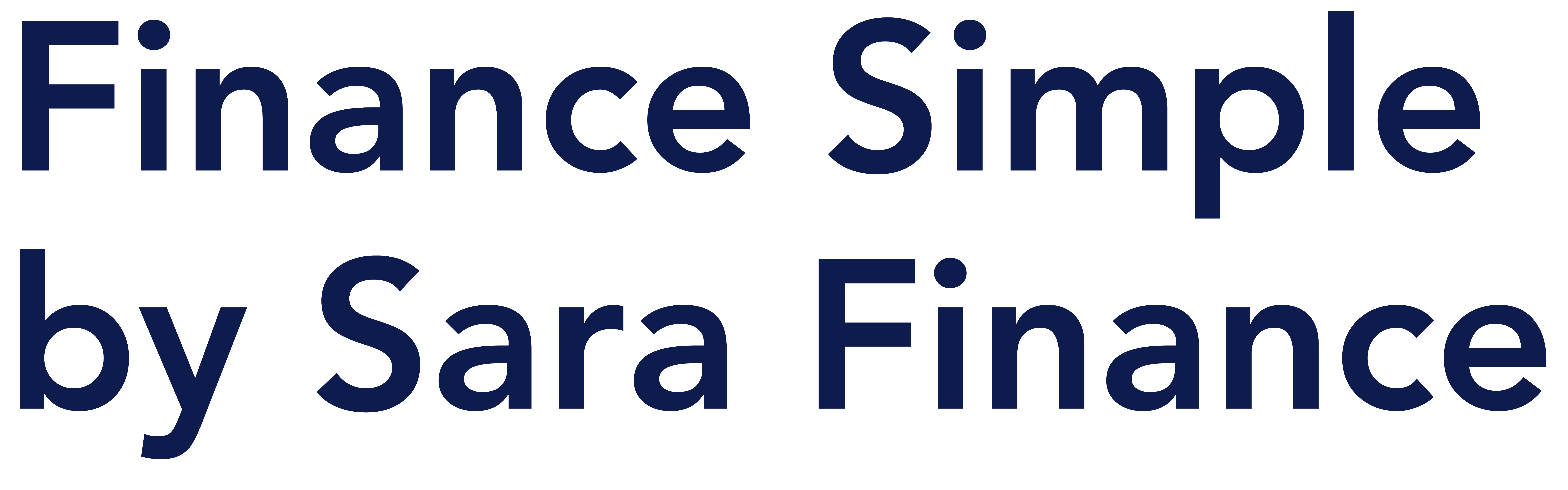 Finance Simple by Sara Finance logo