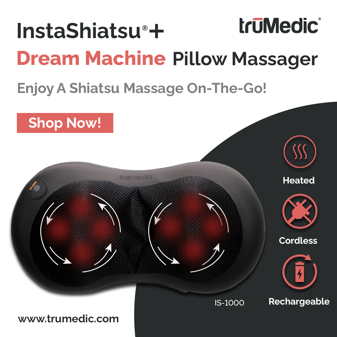 trumedic dream machine pillow massager