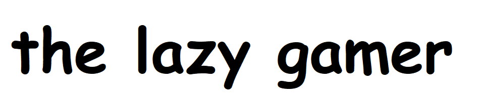 The lazy gamer logo