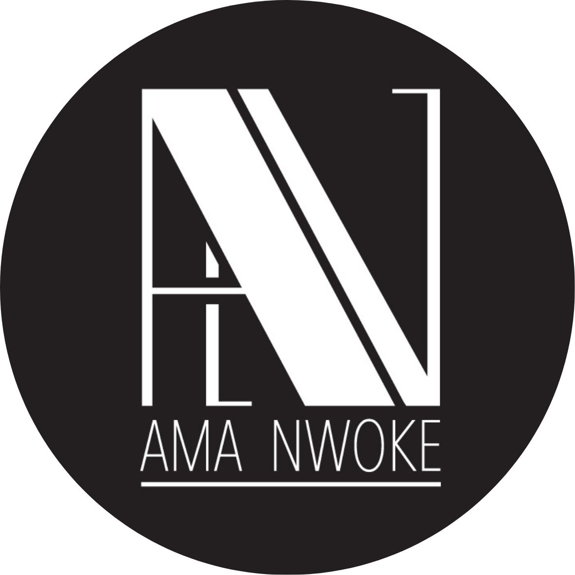 AMA NWOKE clothing  logo