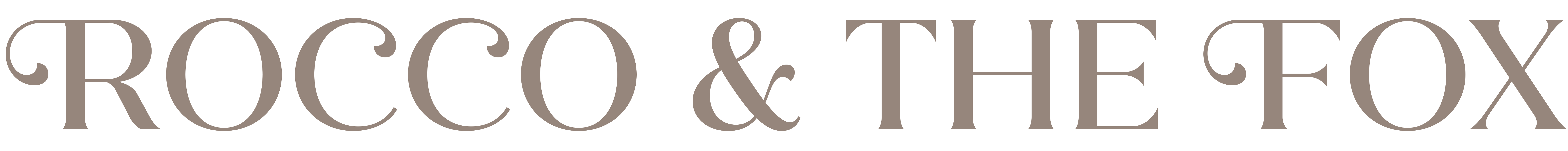 Rocco & The Fox logo