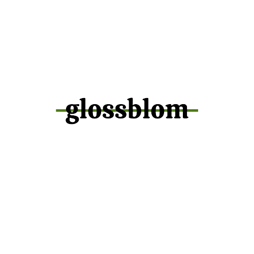 Glossblom logo