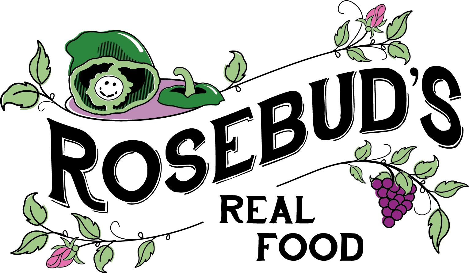 Rosebud's Real Food logo