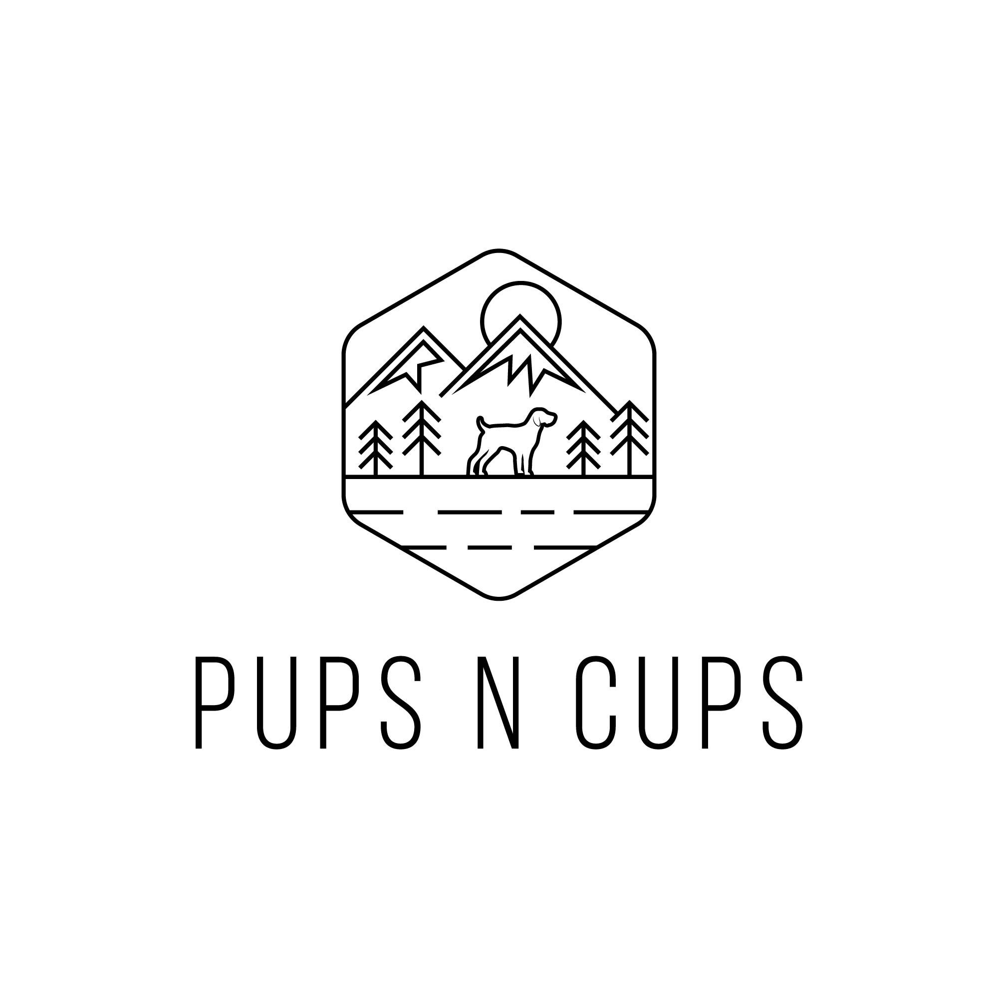 Pups N Cups logo