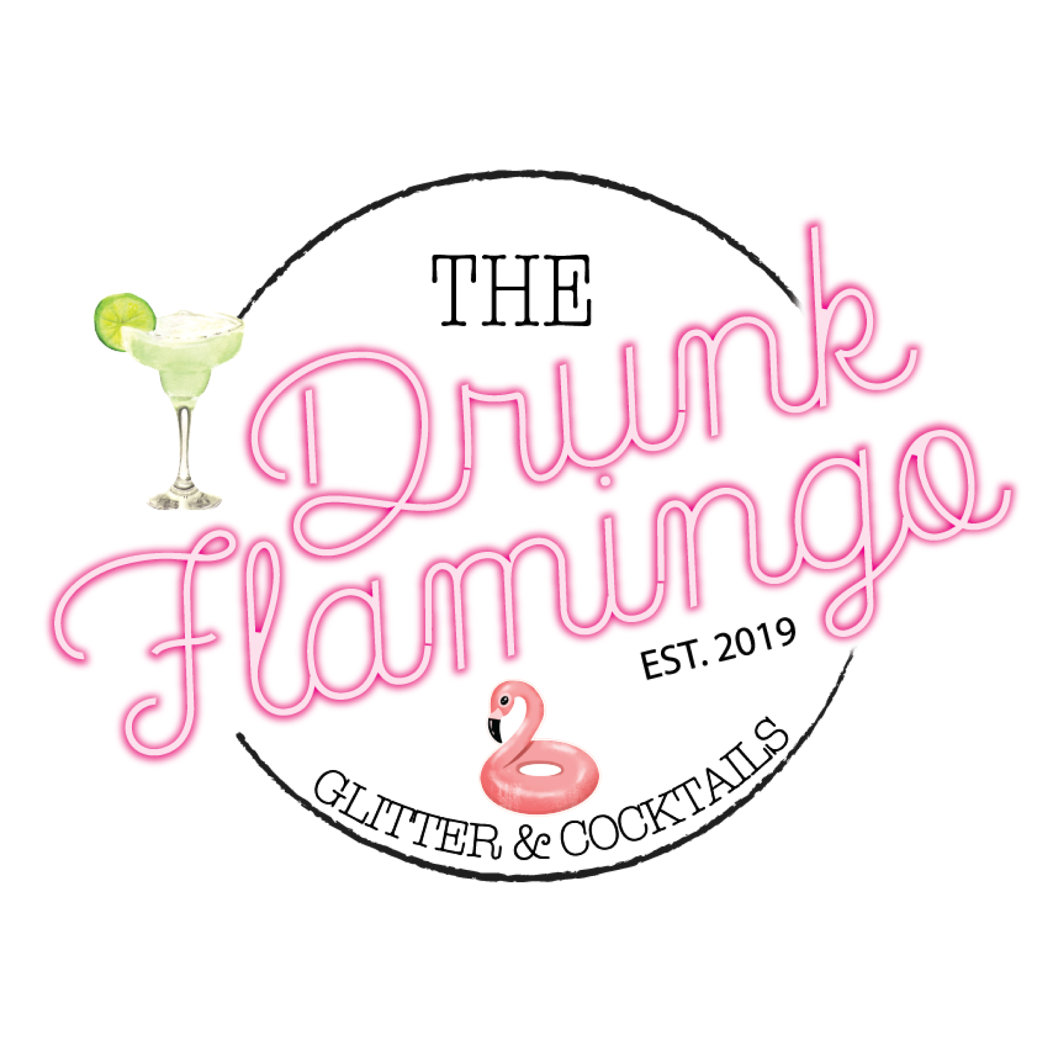 the drunk flamingo logo