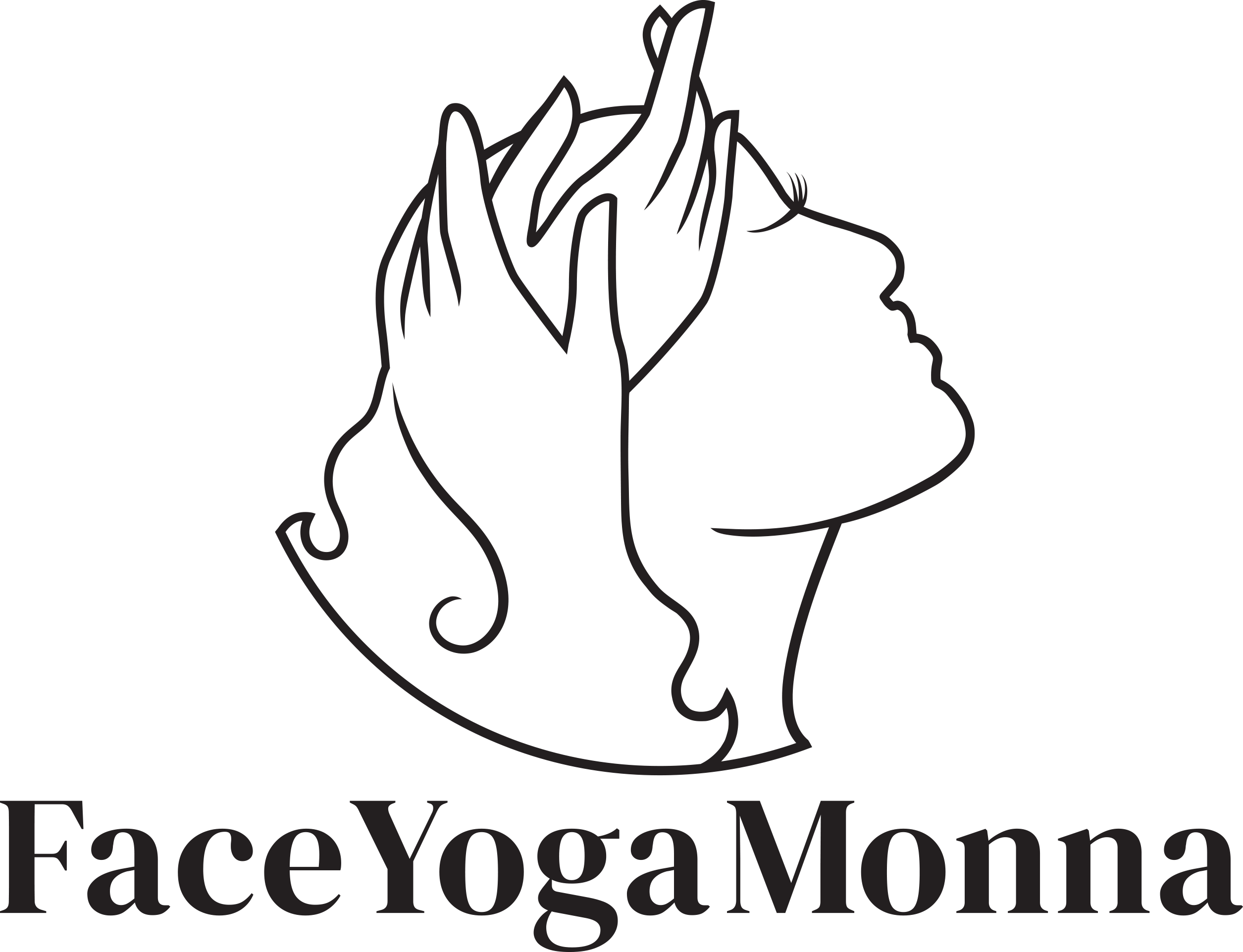 faceyogamonna logo