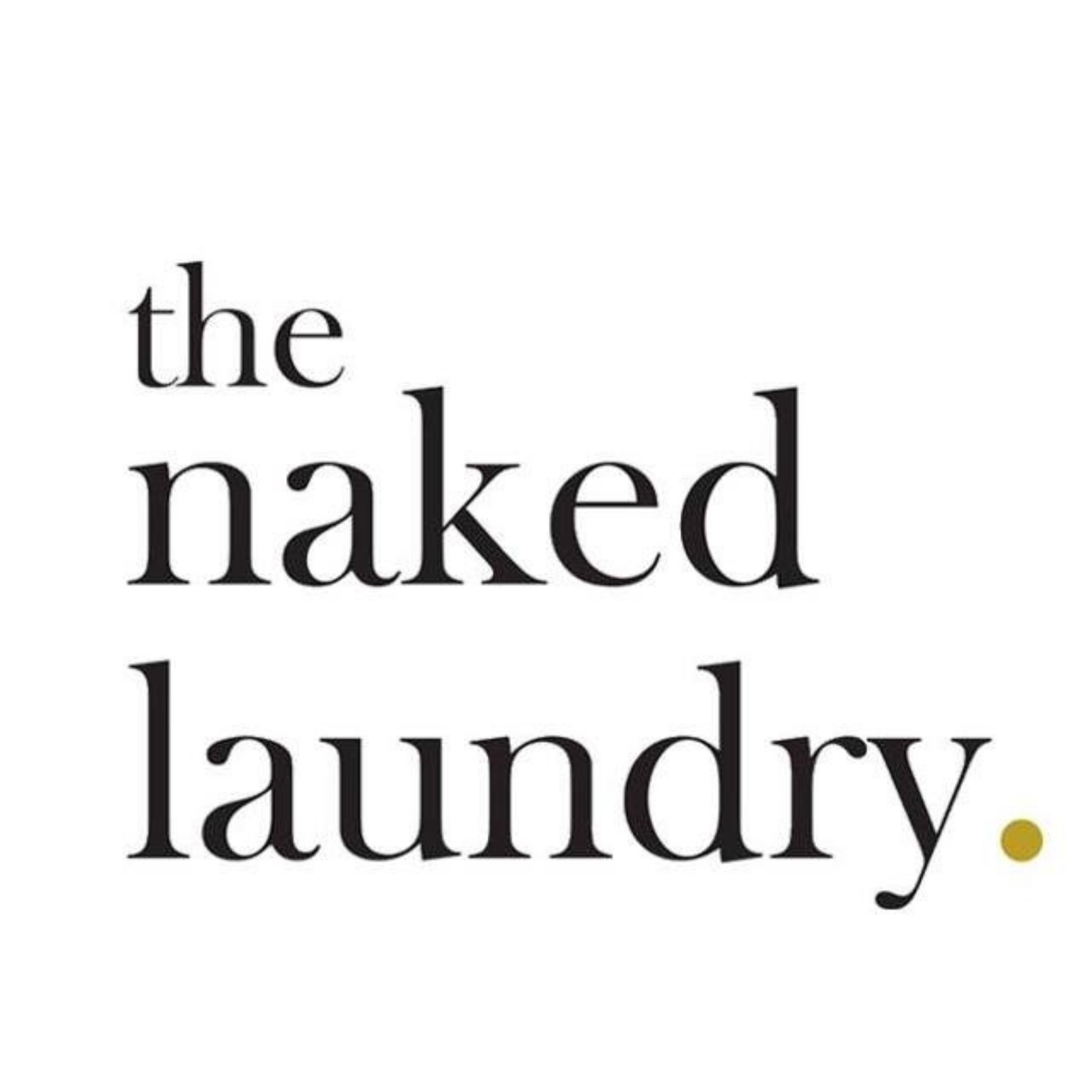 the naked laundry. logo