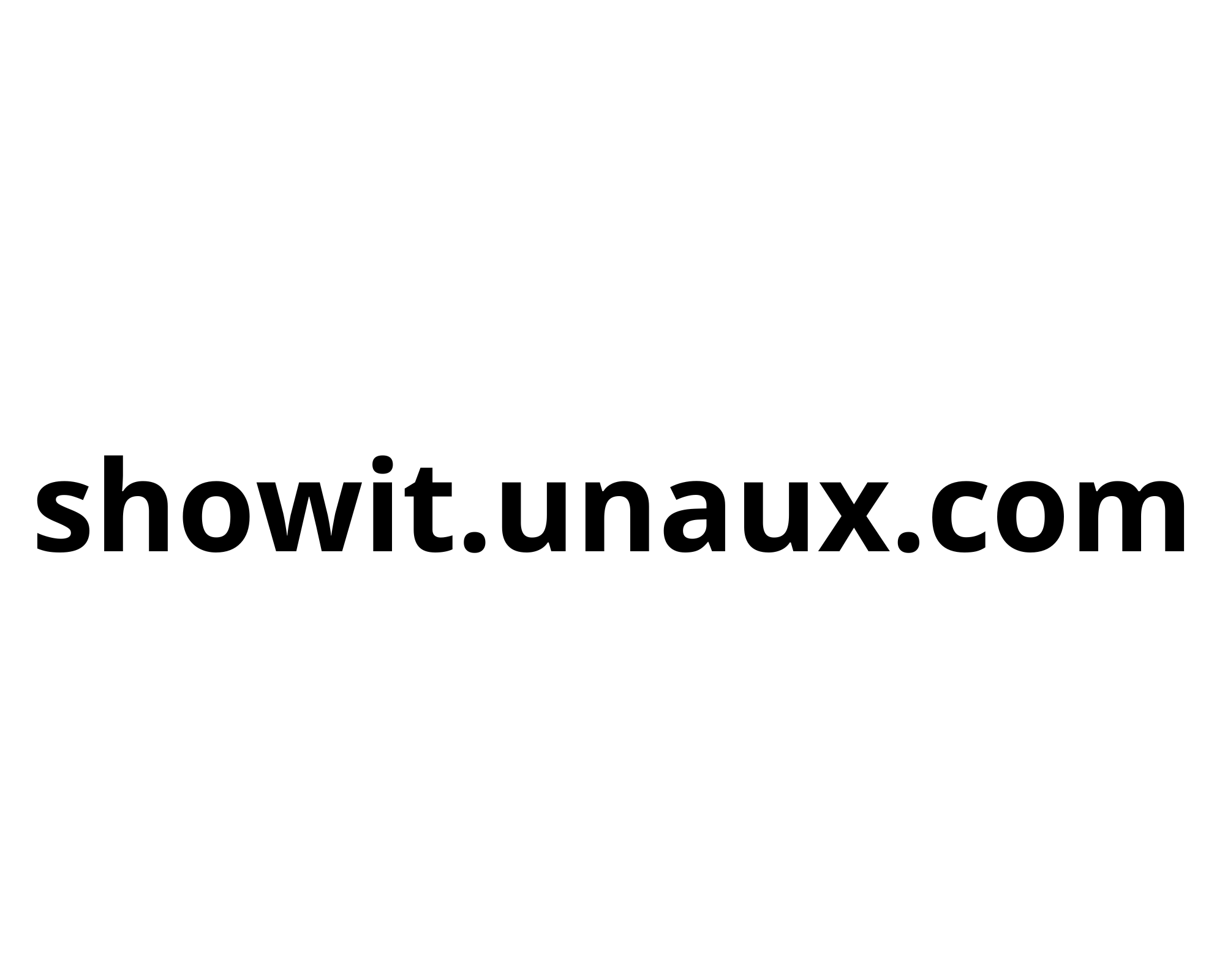 https://showit.unaux.com/ logo
