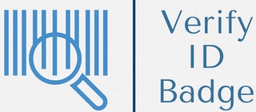 VerifyIDBadge.Com logo