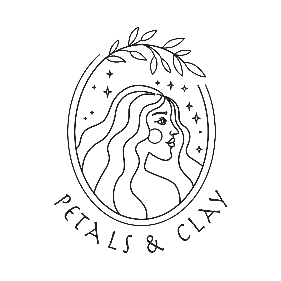 Petals & Clay logo