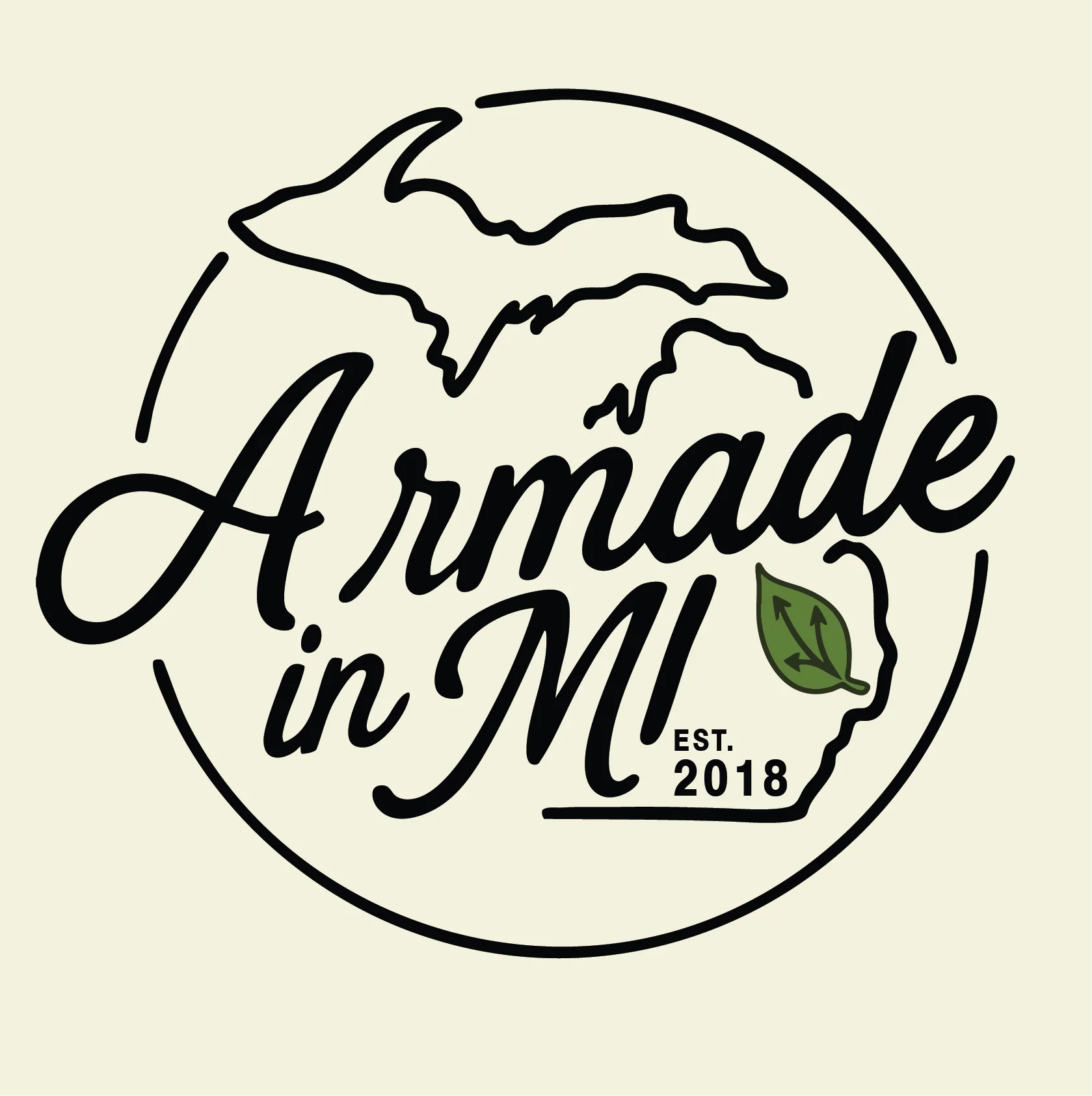 Armade in MI logo