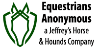 Equestrians Anonymous a Jeffrey's Horse and Hounds company logo