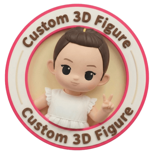 Custom 3d Figure logo