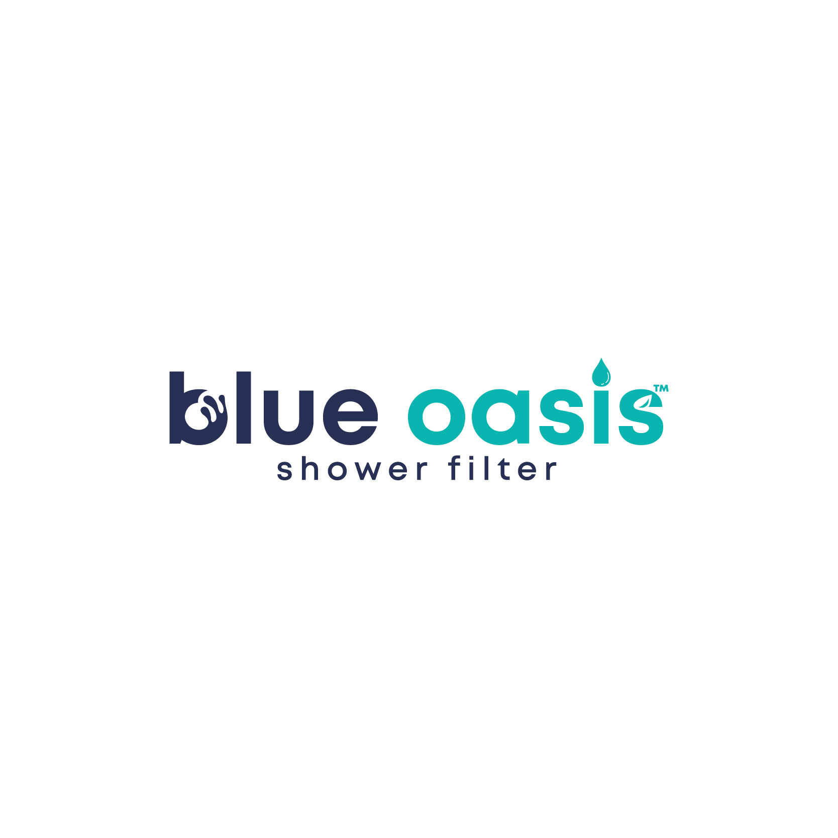 Blue Oasis shower filter  logo